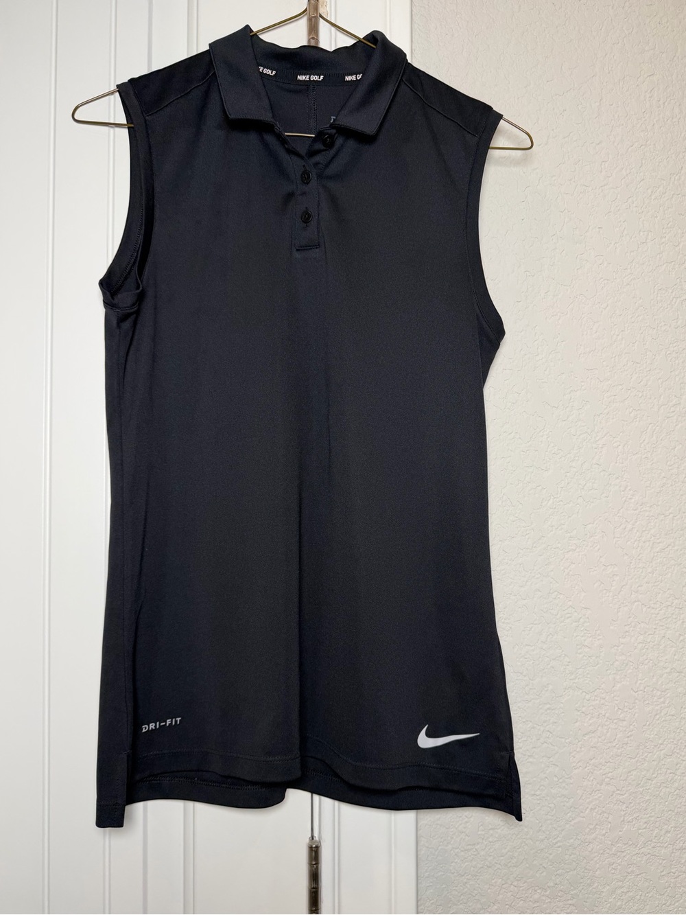 Nike Black Sleeveless Dri-FIT Golf Tank Top
